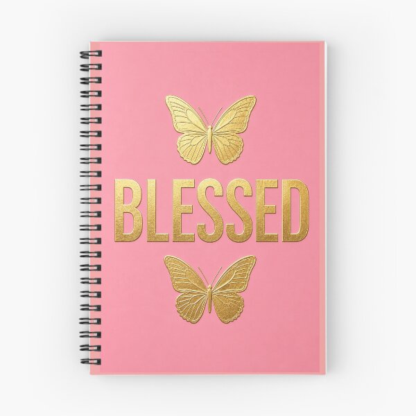 Item preview, Matte Pink - Blessed & Butterflies designed and sold by DesignsByPrnces.