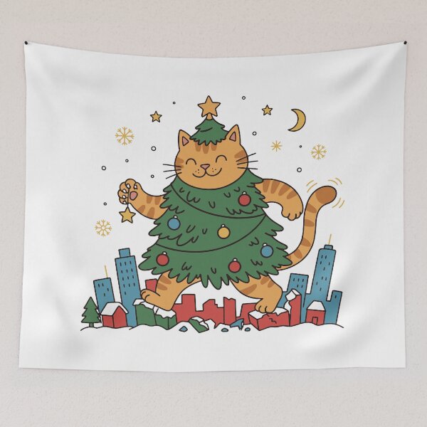 Item preview, Catzilla Christmas. #3 designed and sold by EunsooLee.