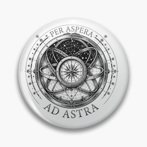 Item preview, Per Aspera Ad Astra — Vintage Celestial Astrolabe designed and sold by Nakrisa.