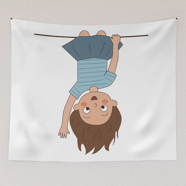 Item preview, Hanging Upside Down - Carefree Childhood Fun designed and sold by TatinkaArtskill.