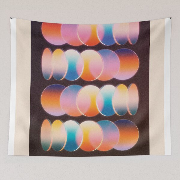 Item preview, Abstract Gradient Circle Sequences Art designed and sold by pastbarack.