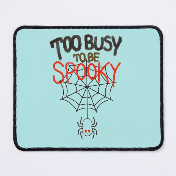 Item preview, Too Busy To Be Spooky Halloween Typography with Spider Web⁠ designed and sold by Teenidesign .