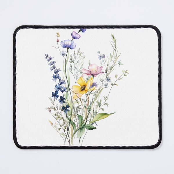 Item preview, Watercolor Wildflowers Aesthetic Floral Bouquet Painting designed and sold by KLSRAJ.