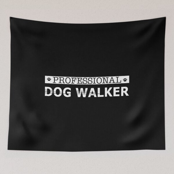 Item preview, Professional Dog Walker Typography Design designed and sold by GiaoCalonas.