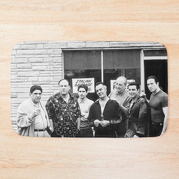 Item preview, Vintage Mob Gang Photo Outside Meat Market designed and sold by pastbarack.