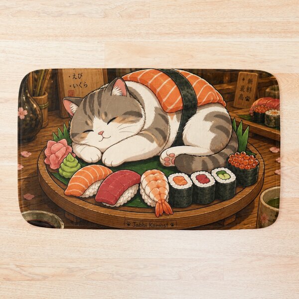 Artikelvorschau, Sushi Cat entworfen und verkauft von JabbiKamost.