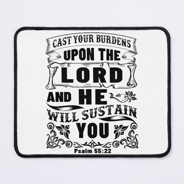 Item preview, Cast Your Burdens Upon The Lord And He Will Sustain You. designed and sold by Awarrie.