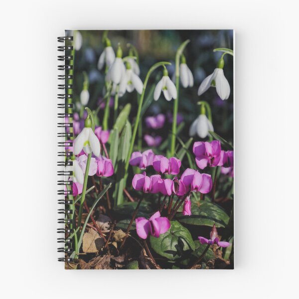 Item preview, Beautiful Snowdrops and Cyclamen Flowers in Spring designed and sold by sheryllcreators.