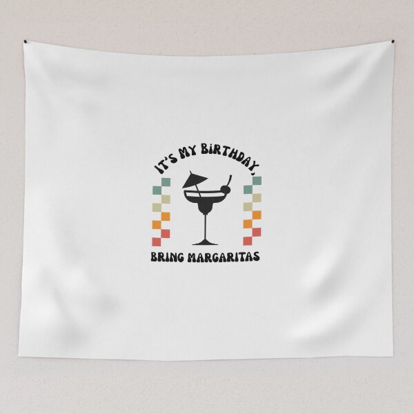 Item preview, It's My Birthday Bring Margaritas | Funny Birthday Margarita Shirt | Retro Cocktail Party Design designed and sold by luckyhue.