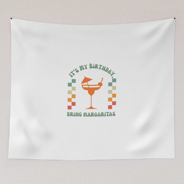 Item preview, It's My Birthday Bring Margaritas | Funny Birthday Margarita Shirt | Retro Cocktail Party Design designed and sold by luckyhue.