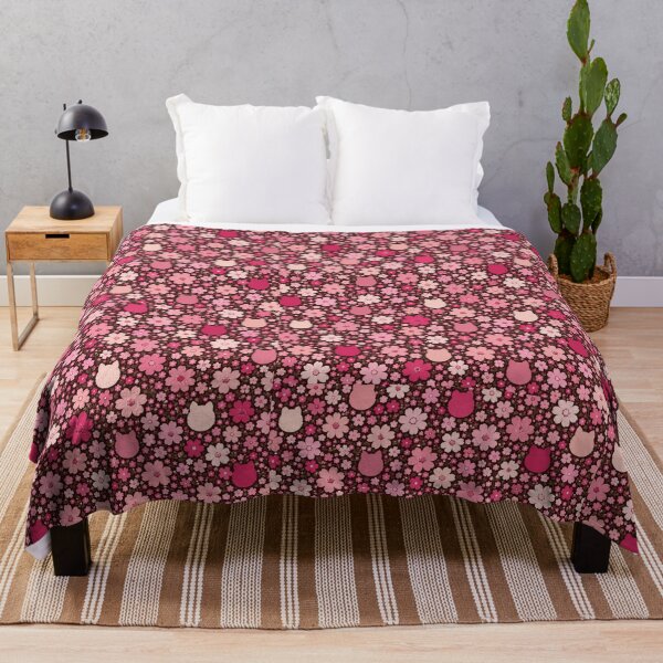 Item preview, Hidden Cat Cherry Blossoms Pattern designed and sold by Mindworx21.