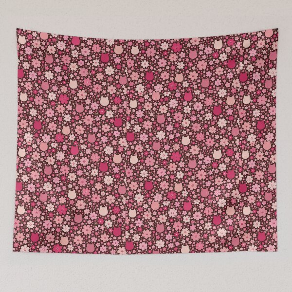Item preview, Hidden Cat Cherry Blossoms Pattern designed and sold by Mindworx21.