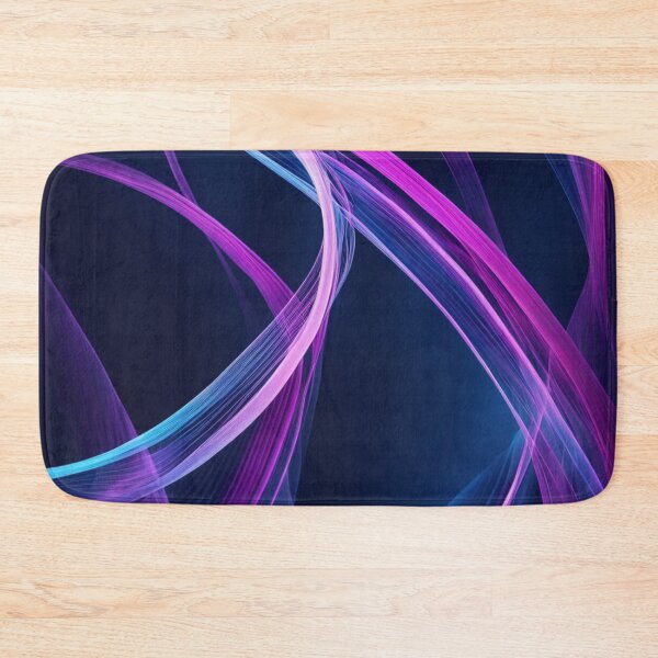 Item preview, Purple Blue Flowing Ribbons designed and sold by Harmonic_Layers.