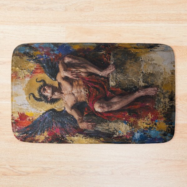 Item preview, Lucifer Fallen angel painting. designed and sold by GalleryKauffeld.