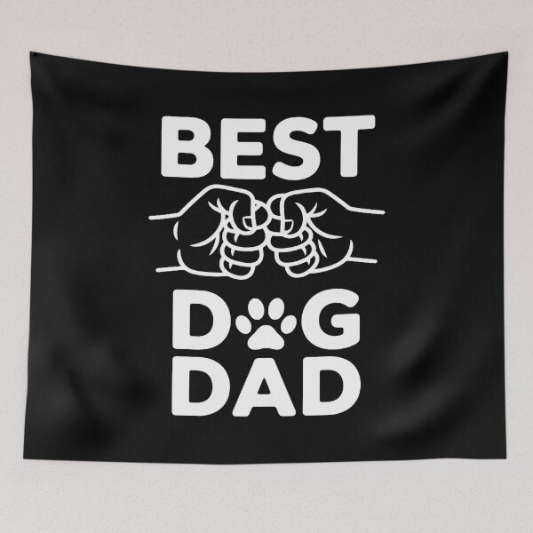 Item preview, Best Dog Dad Fist Bump Paw Graphic designed and sold by GiaoCalonas.