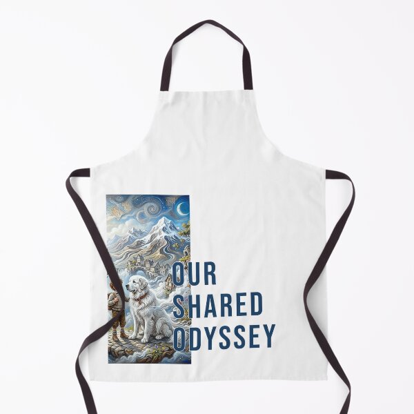 Item preview, Our Shared Odyssey Fantasy Boy and Giant Dog Art designed and sold by rich-moda.