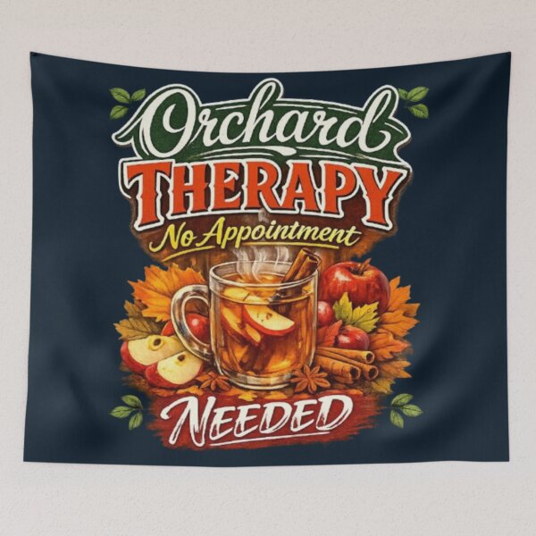 Item preview, Orchard Therapy No Appointment Needed Funny Apple Cider Fall Autumn Gift Tshirt designed and sold by HopeAndHustle.