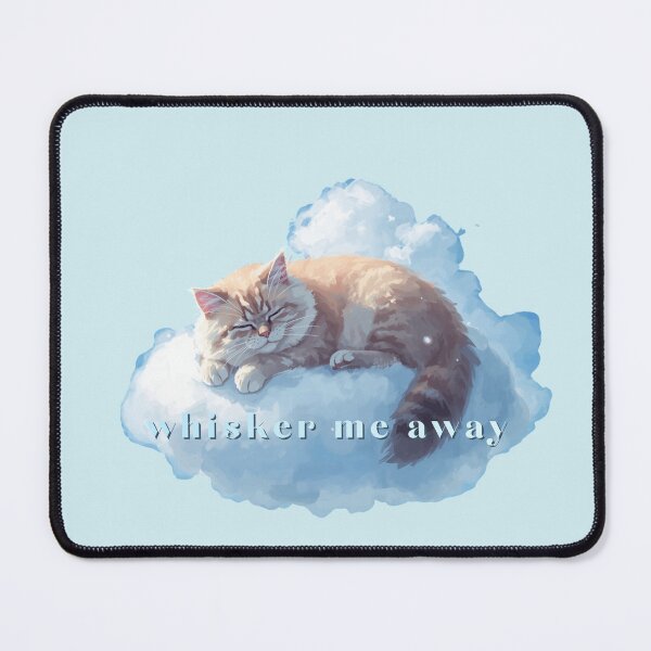 Item preview, Whisker Me Away designed and sold by TeeHee Puns.