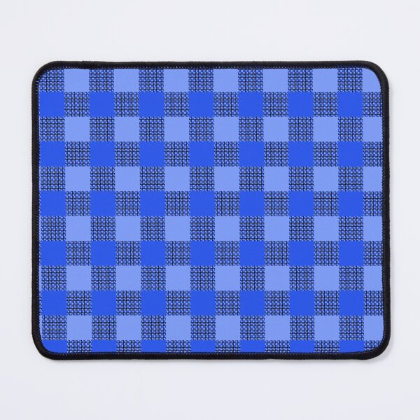Item preview, Classic Blue and Black Buffalo Plaid Seamless Pattern designed and sold by VOYID ART STUDIO.