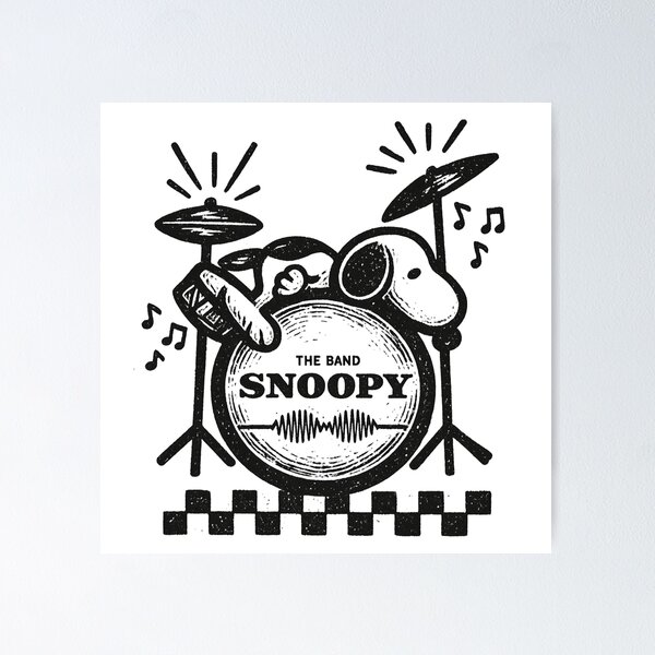 Item preview, snoopy the band designed and sold by proseihn.