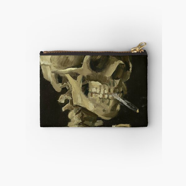 Item preview, Van Gogh Skeleton Smoking Cigarette Painting designed and sold by colinterrell.