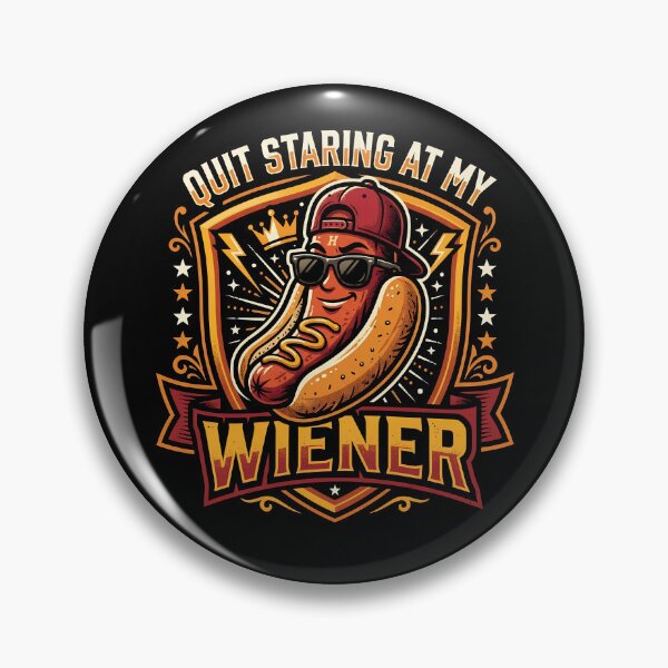Item preview, Quit Staring At My Wiener Funny Hot Dog Gear designed and sold by DynamicDesign.