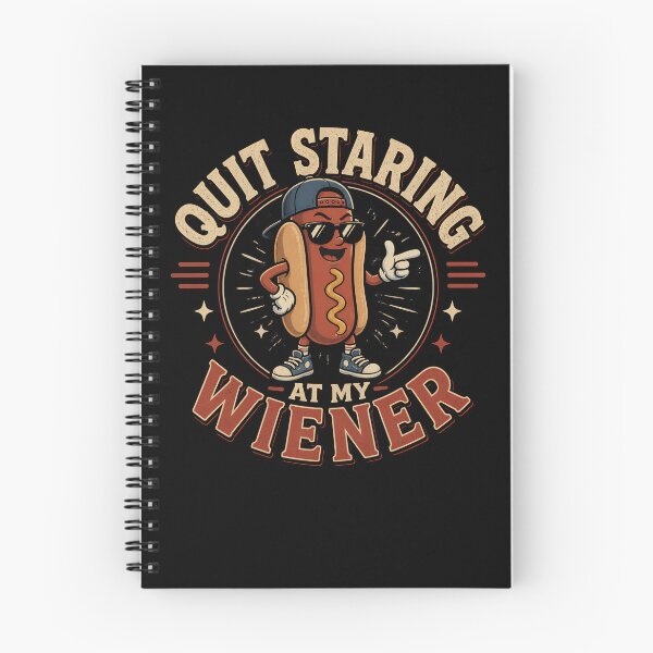 Item preview, Quit Staring At My Wiener Funny Hot Dog Gear designed and sold by DynamicDesign.