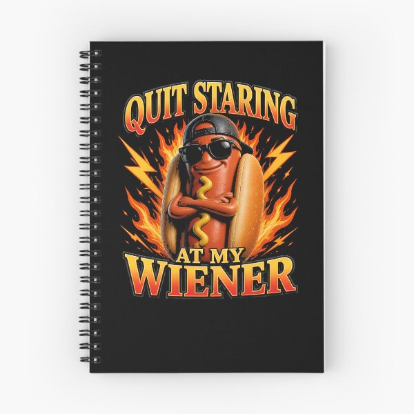 Item preview, Quit Staring At My Wiener Funny Hot Dog Gear designed and sold by DynamicDesign.