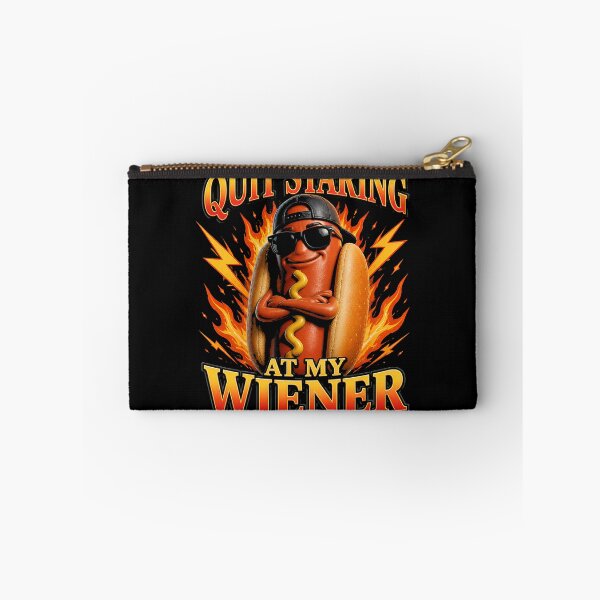 Item preview, Quit Staring At My Wiener Funny Hot Dog Gear designed and sold by DynamicDesign.