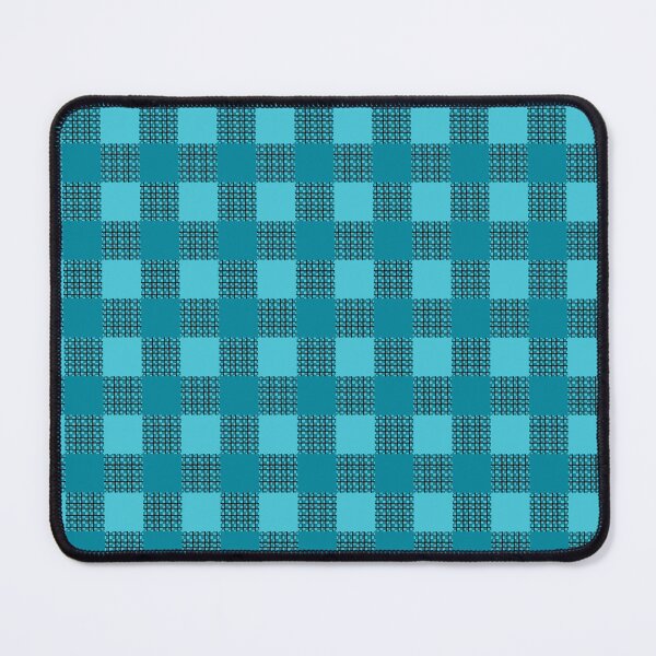 Item preview, Classic Teal and Black Buffalo Plaid Seamless Pattern designed and sold by VOYID ART STUDIO.