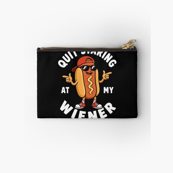 Item preview, Quit Staring At My Wiener Funny Hot Dog Gear designed and sold by DynamicDesign.