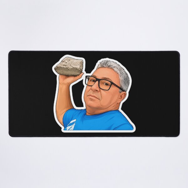 Item preview, Rock Throw Meme Cartoon Sticker | Funny Reaction Meme | Viral Meme Sticker designed and sold by nishaaa2111.