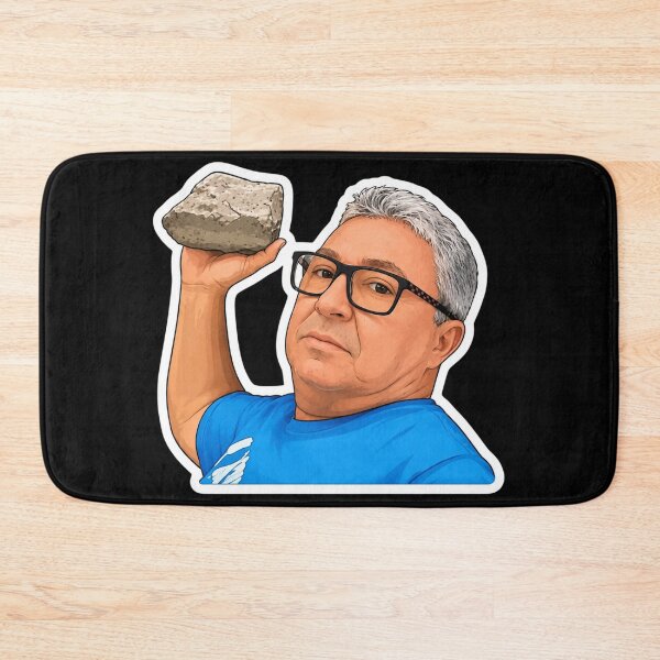 Item preview, Rock Throw Meme Cartoon Sticker | Funny Reaction Meme | Viral Meme Sticker designed and sold by nishaaa2111.