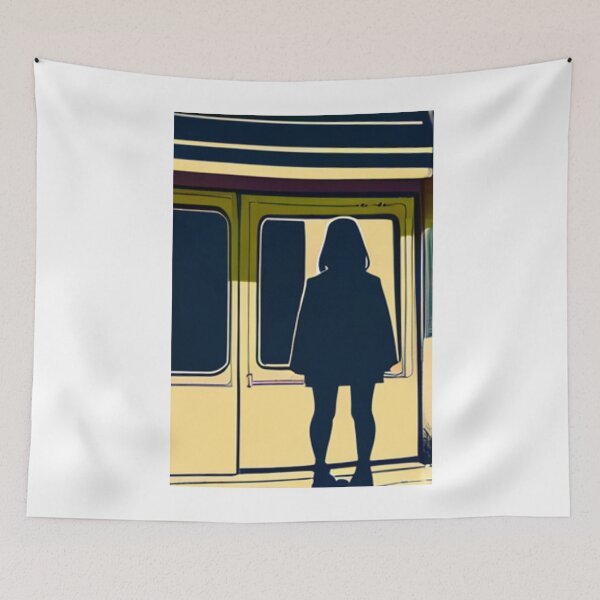Item preview, Art - Anonymous Figure, Abstract Metropolitan Atmosphere designed and sold by AnimeShin.