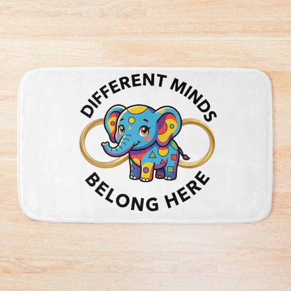 Item preview, Different Minds Belong Here | Neurodiversity Awareness Kids & Adult Shirt designed and sold by Anastasiia Yurevych.