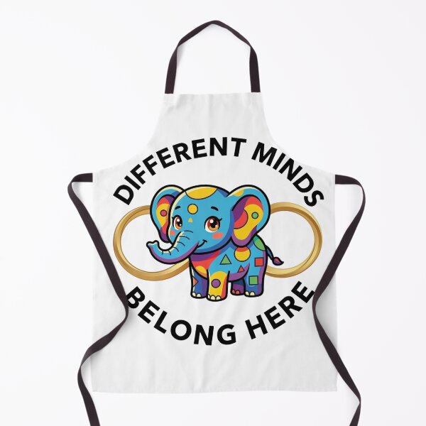 Item preview, Different Minds Belong Here | Neurodiversity Awareness Kids & Adult Shirt designed and sold by Anastasiia Yurevych.