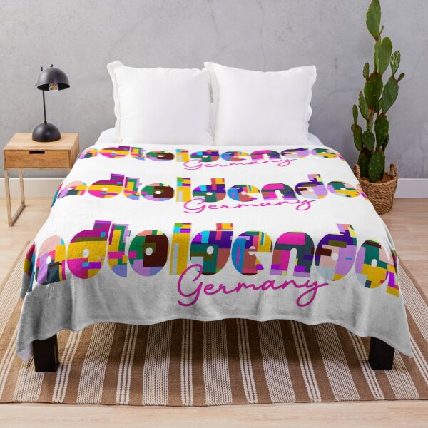 Item preview, Stadtoldendorf, Germany, Vibrant Abstract City Typography Art designed and sold by Wanderful-roads.