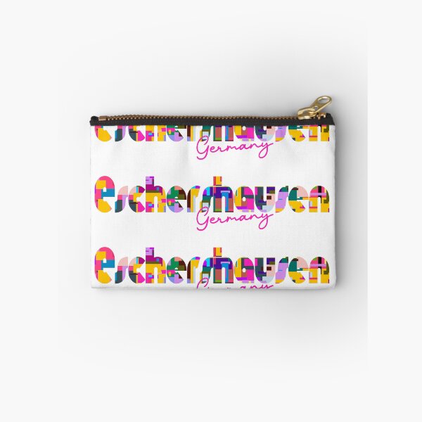 Item preview, Eschershausen, Germany, Vibrant Abstract City Typography Art designed and sold by Wanderful-roads.