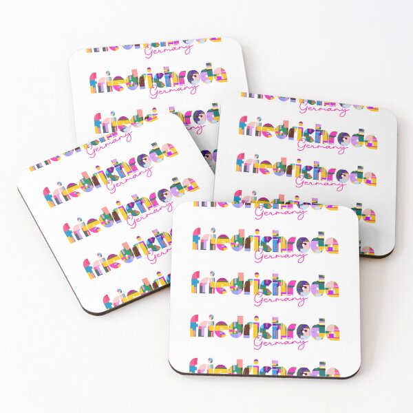 Item preview, Friedrichroda, Germany, Vibrant Abstract City Typography Art designed and sold by Wanderful-roads.