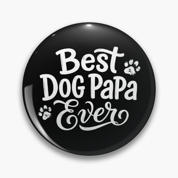 Item preview, Best Dog Papa Ever Paw Print Vintage designed and sold by GiaoCalonas.