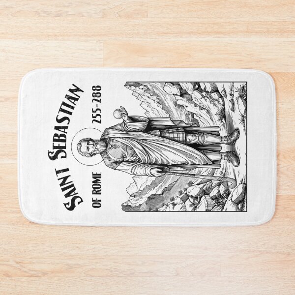Item preview, Field Hockey Player Vintage Patron Saint Sebastian designed and sold by GrandeDuc.