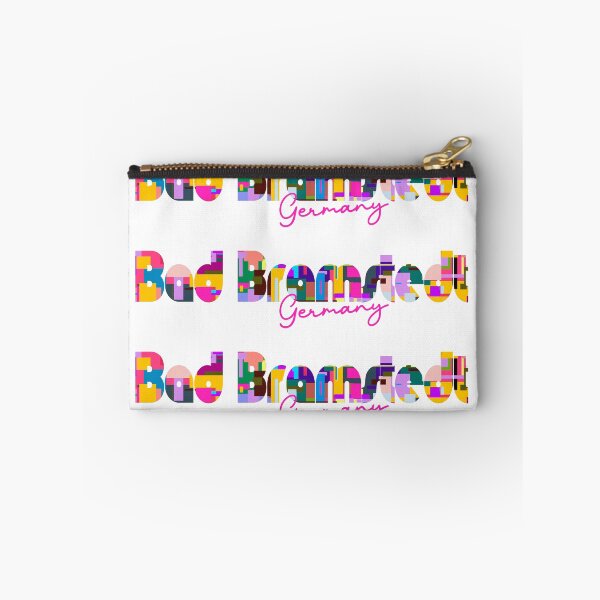 Item preview, Bad Bramstedt, Germany, Vibrant Abstract City Typography Art designed and sold by Wanderful-roads.