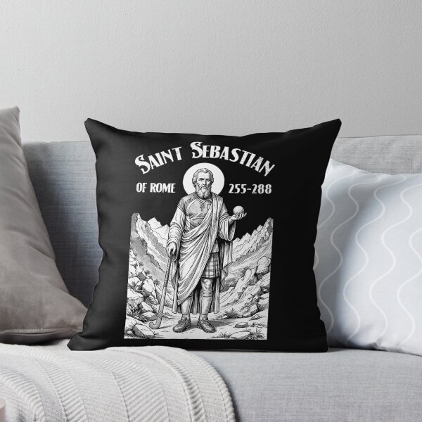 Item preview, Field Hockey Player Vintage Patron Saint Sebastian designed and sold by GrandeDuc.