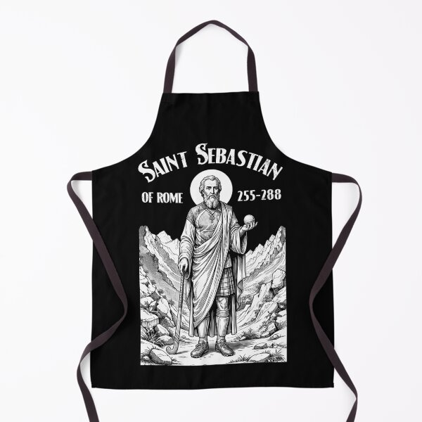 Item preview, Field Hockey Player Vintage Patron Saint Sebastian designed and sold by GrandeDuc.