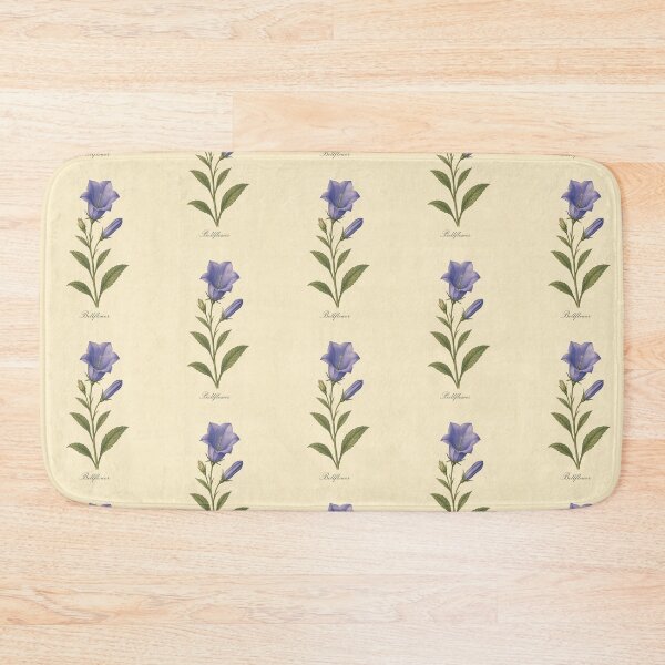 Item preview, Vintage Bellflower Botanical Illustration Print designed and sold by NuvoraNest.