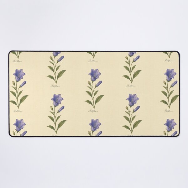 Item preview, Vintage Bellflower Botanical Illustration Print designed and sold by NuvoraNest.