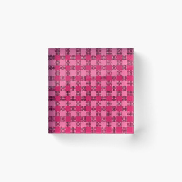 Item preview, Classic Berry Pink and Magenta Buffalo Plaid Seamless Pattern designed and sold by VOYID ART STUDIO.