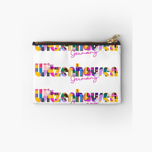 Item preview, Witzenhausen, Germany, Vibrant Abstract City Typography Art designed and sold by Wanderful-roads.
