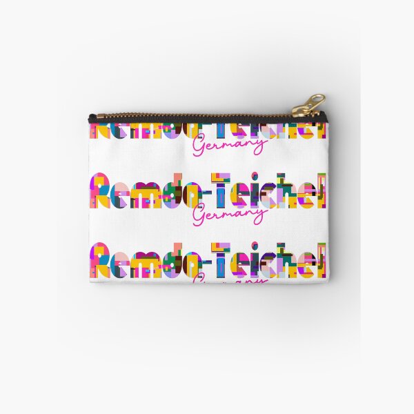 Item preview, Remda-Teichel, Germany, Vibrant Abstract City Typography Art designed and sold by Wanderful-roads.