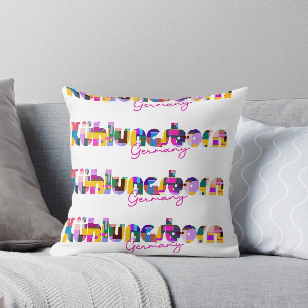Item preview, Kühlungsborn, Germany, Vibrant Abstract City Typography Art designed and sold by Wanderful-roads.